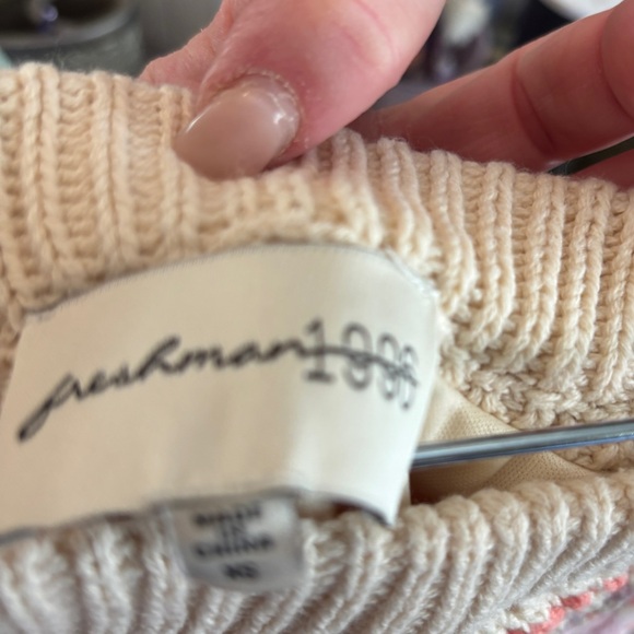 Freshman 1996 Crochet Skirt Set Tieback Top Mini Skirt Women’s XS Style #146919 - Picture 8 of 10